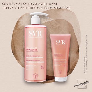 Sữa rửa mặt SVR Gel Lavant Topialyse - Sữa rửa mặt dành cho da khô, nhạy cảm