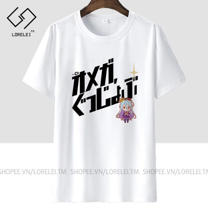 Áo thun No Game No Life Shiro Omega Good Job ngắn tay