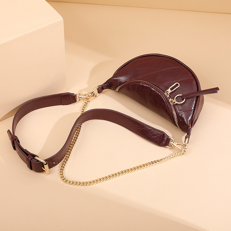 Túi đeo hông IELGY có khóa kéo phong cách cổ điển thời trang cho nữ