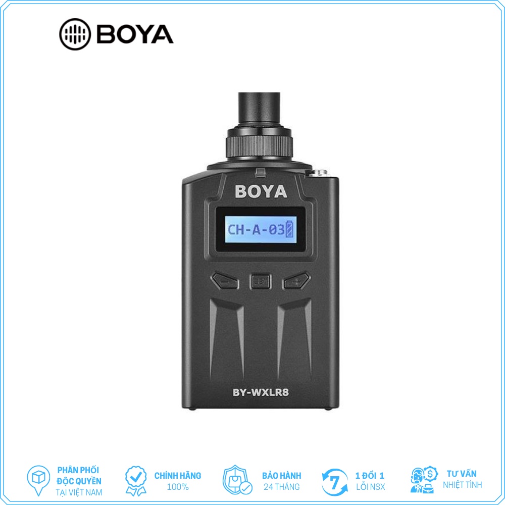 [Mã ELHACE giảm 4% đơn 300K] BOYA BY-WXLR8 PRO - Bộ phát tín hiệu không dây dành cho BOYA RX8 Pro và SP-RX8 Pro