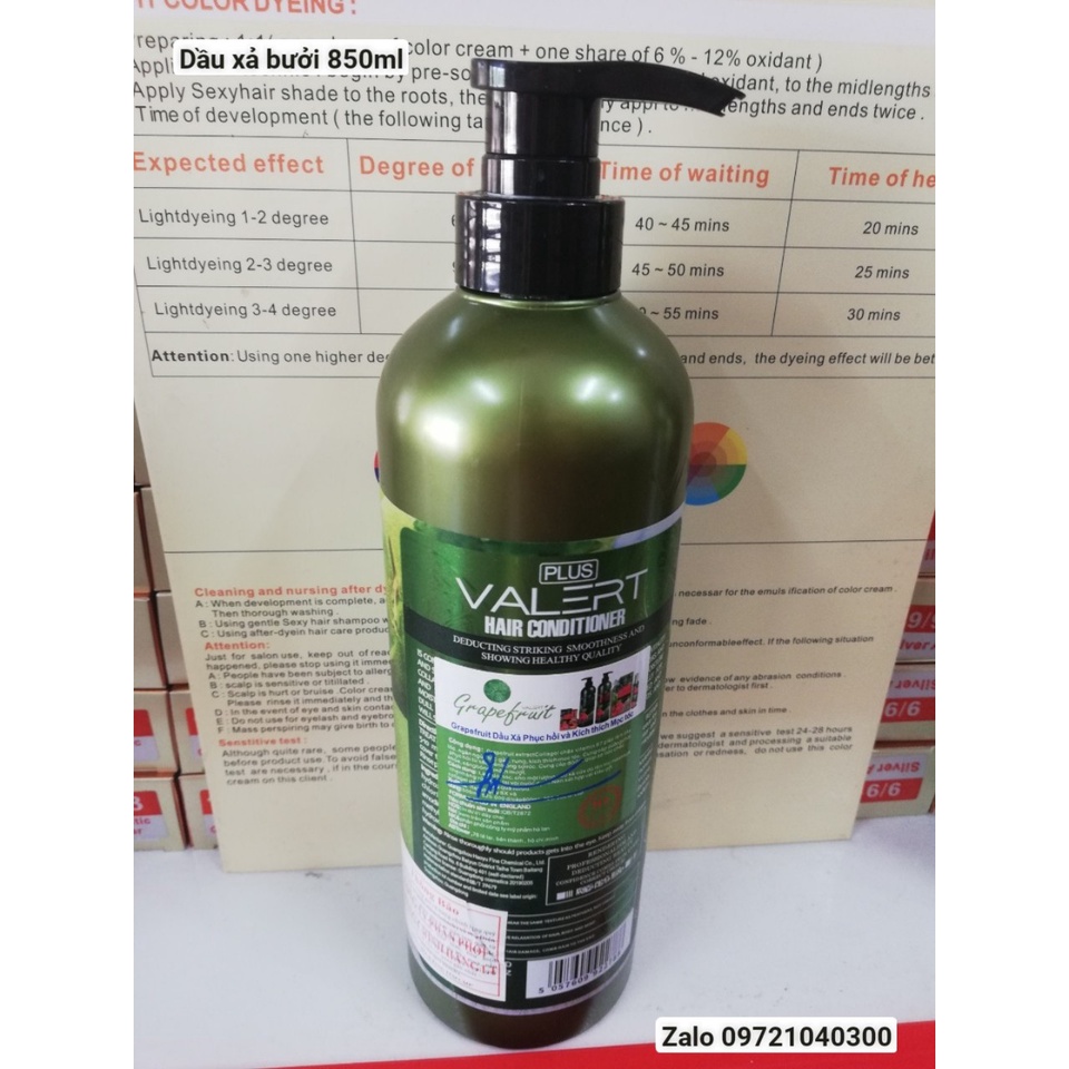 Thanh lý dầu gội dầu xả bưởi 850ml