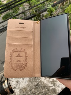 Flip cover (Ốp 2 mặt) LV dành cho Note 10 Plus
