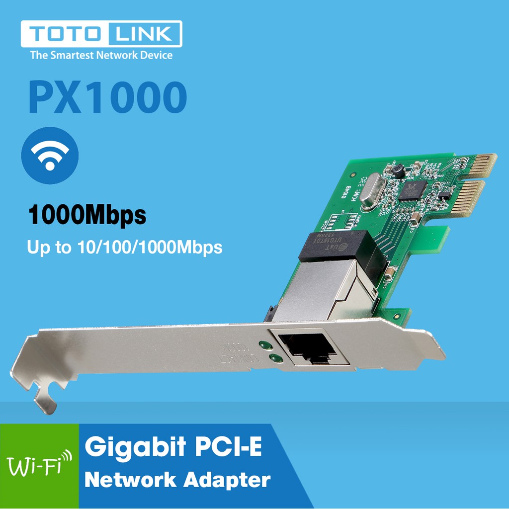 Card mạng gigabit PCI-C totolink px1000