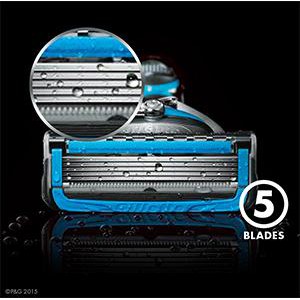 Bộ dạo cao râu Gillette Fusion Proshield 5+1 và 6 lưỡi thay thế Japan