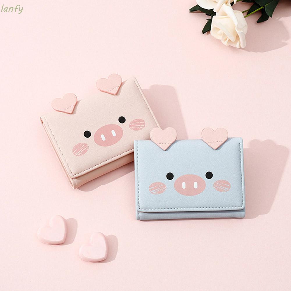 Ví da pu hình lợn con xinh xắn dành cho nữ