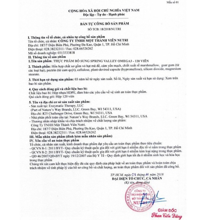 OMEGA 3 - Dầu Cá Omega 3 Spring Valley Làm Đẹp Da [60 - 120 Viên] - Chính Hãng Muscle Fitness | BigBuy360 - bigbuy360.vn