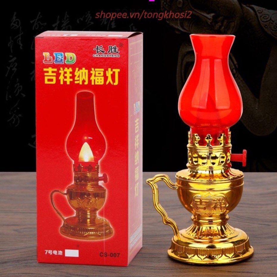 Đèn thờ vĩnh cửu,sử dụng pin, thiết kế cổ kính, hài hoà, cân đối, tăng phần trang nghiêm #ĐÈN