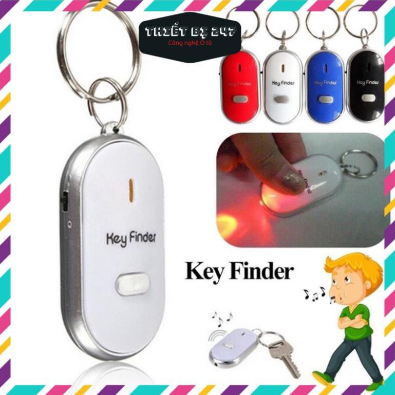 ⚡️KEY FINDER⚡️ Móc Chìa Khóa Huýt Sáo Gắn Thiết Bị Định Vị GPS Có Đèn Nhấp Nháy Chất Lượng Cao