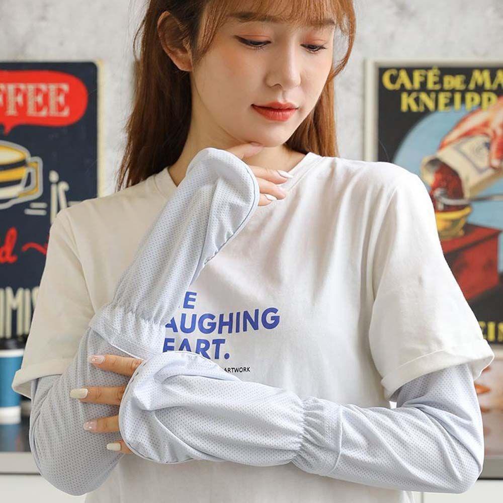 Găng Tay Thể Thao Chống Nắng Giữ Ấm Chống Tia UV Co Giãn Cho Nữ