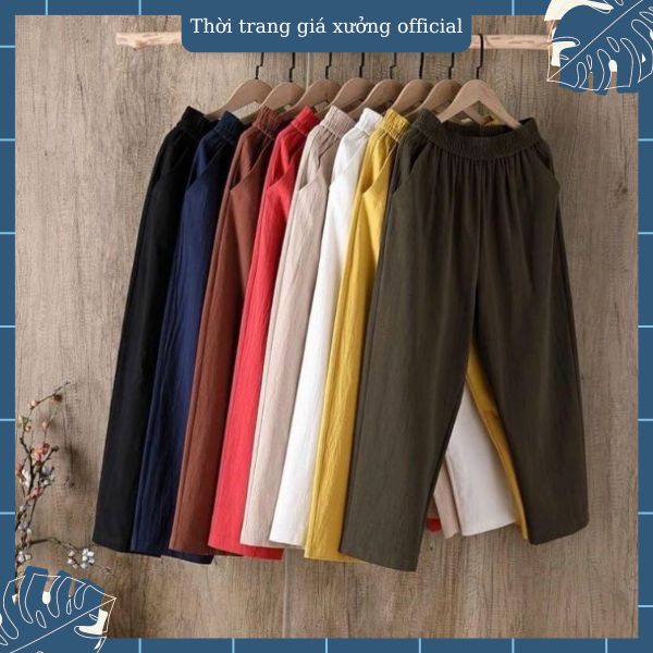 Quần baggy đũi cạp chun vải đẹp