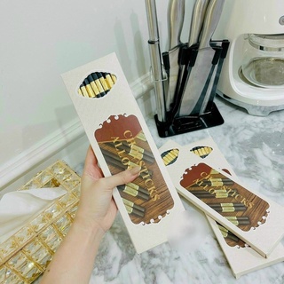 Bộ 10 đôi đũa ăn cơm hợp kim, khảm bọc vàng phong cách Nhật Bản - Abie’s House