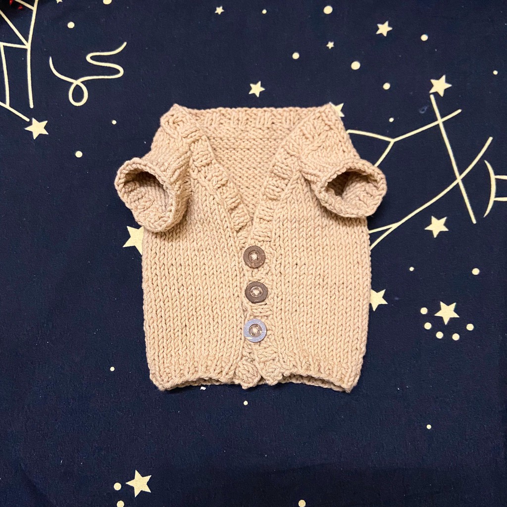 Áo Len Dáng Cardigan Cho Thú Cưng 💖