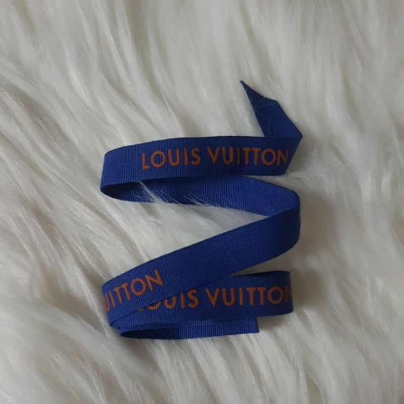 Ruy băng Louis Vuitton Blue (Ruy băng LV)