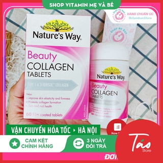 Collagen viên Nature's Way Beauty Collagen Booster 60 viên - Xuất xứ Úc ÚC