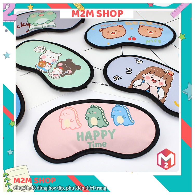 Miếng bịt mắt nhiều hình cute dễ thương (không kèm gel nước)