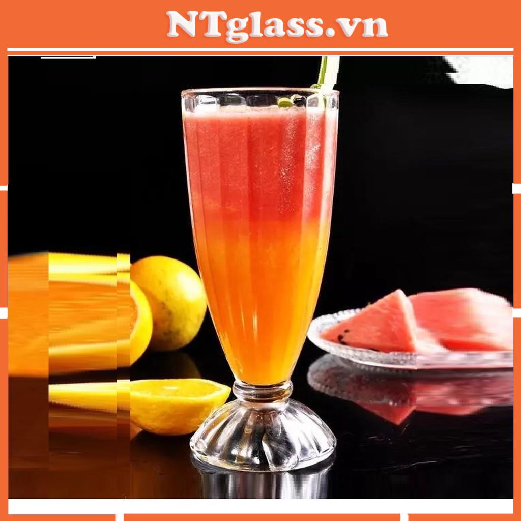 Ly thủy tinh sinh tố (Soda sọc) DELI