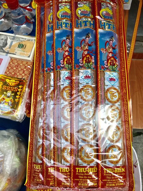 Thẻ to Hương trầm  thắp Thu Hiền cô tiên 45 que/ thẻ - Hàng chuẩn