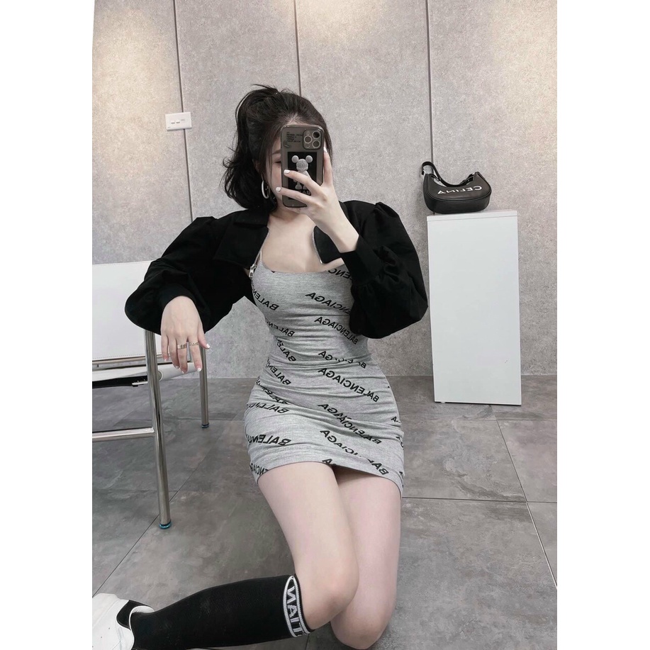 SET ĐẦM BODY ÁO NHUNG