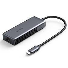 Bộ chuyển đổi USB type C 3.1 sang 5G Lan Card màu ghi xám Ugreen 70604 CM312 Hàng Chính Hãng