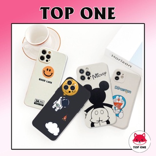 [TOP ONE] Ốp Lưng Iphone Cạnh Vuông Hình Viền Phi Hành Gia Smile 6/6plus/6s/6splus/7/7plus/8/8plus/x/xs/11/12/pro/max