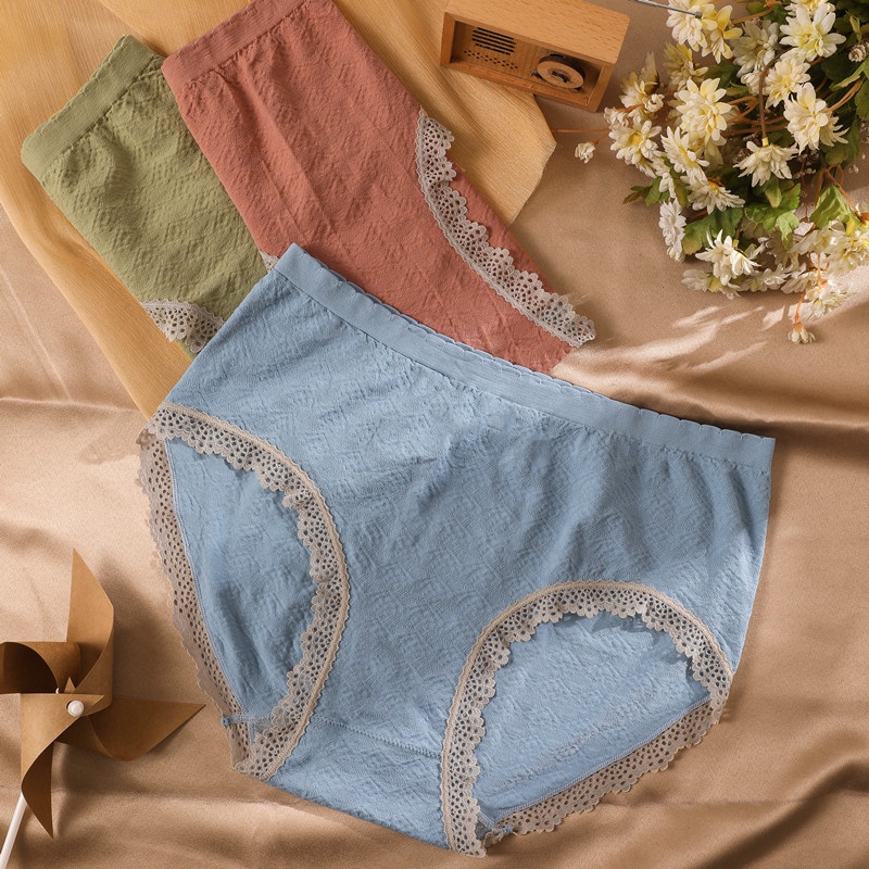 Quần Lót Cotton Đáy To Kháng Khuẩn Size Lớn 85-160KG Plus Size Cho Nữ
