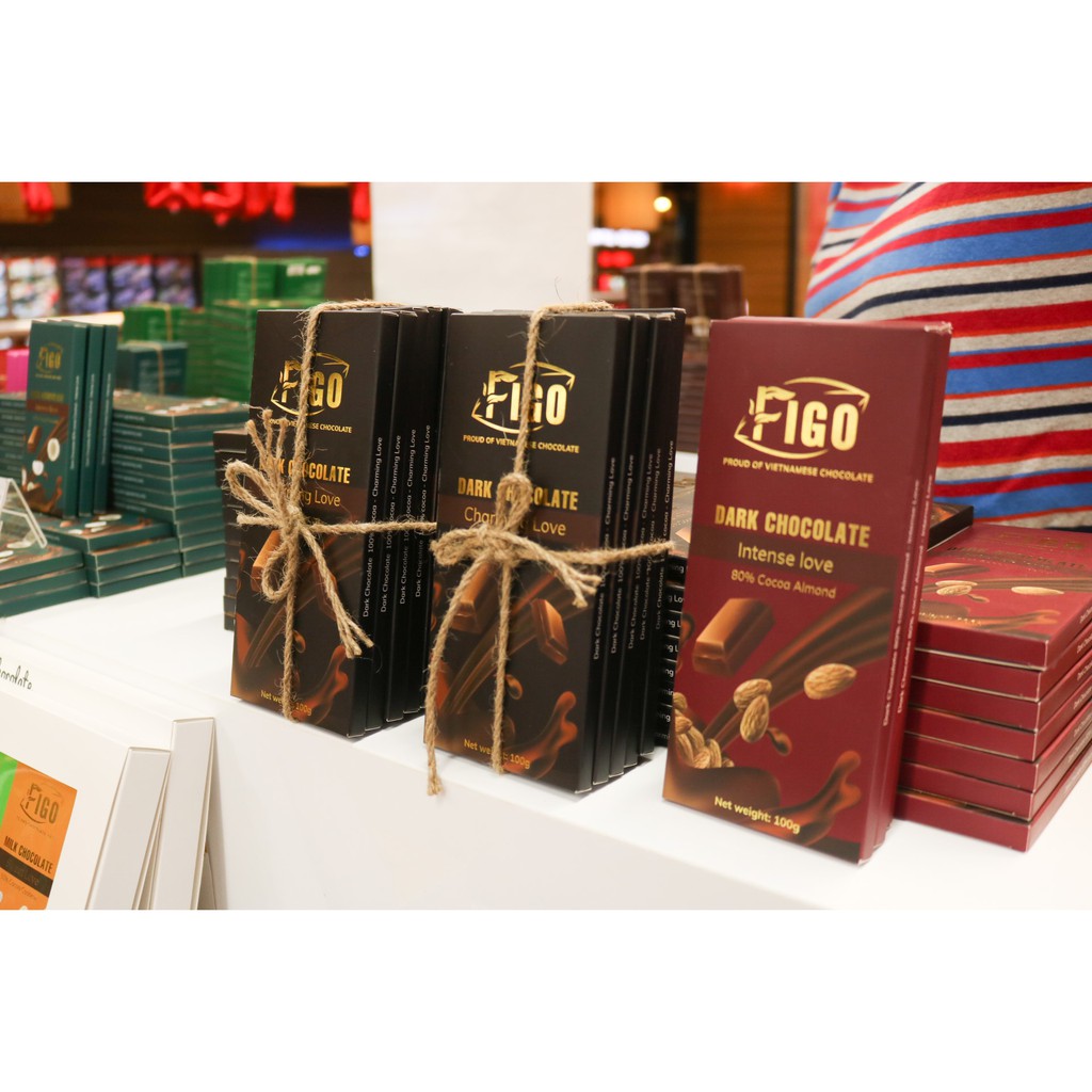 [COMBO GIÁ RẺ] Combo 3 Thanh Dark Chocolate 70%, 85%, 100% Cacao Socola đen đắng giảm cân Figo 50gr