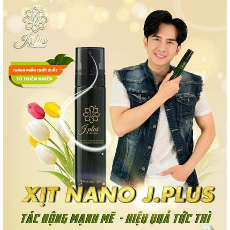 Chai Xịt Nano Giảm Cân Tan Hủy Mỡ Bụng Đùi Béo Eo Thon J.Plus 100ml Chai Dầu Nóng Giảm Đau Nhức