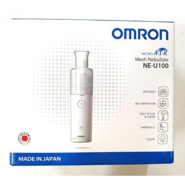 [JAPAN] Máy Xông Siêu Âm Khí Dung Dạng Lưới Omron Micro Air NE- U100 - Nhỏ Gọn , Không Gây Tiếng Ồn