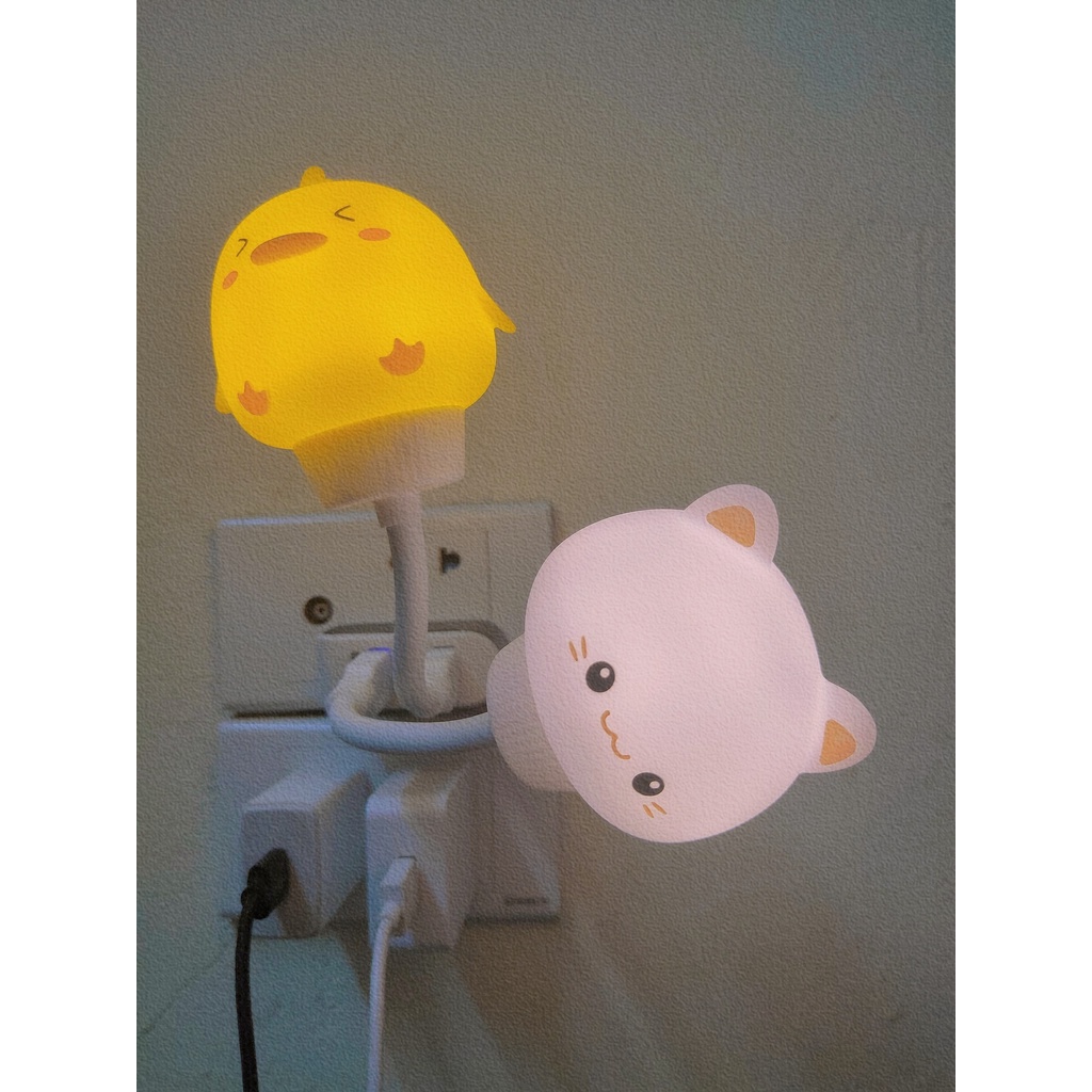 Đèn ngủ USB cắm sạc 5V dùng máy tính, sạc dự phòng dễ thương siêu đẹp