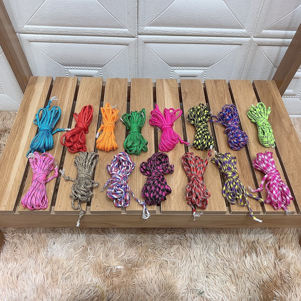 Dây dù sinh tồn 5m (paracord) 7 lõi 4mm 1M38
