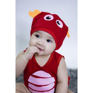 Bộ Bodysuit Chip Cua Đỏ Cho Bé