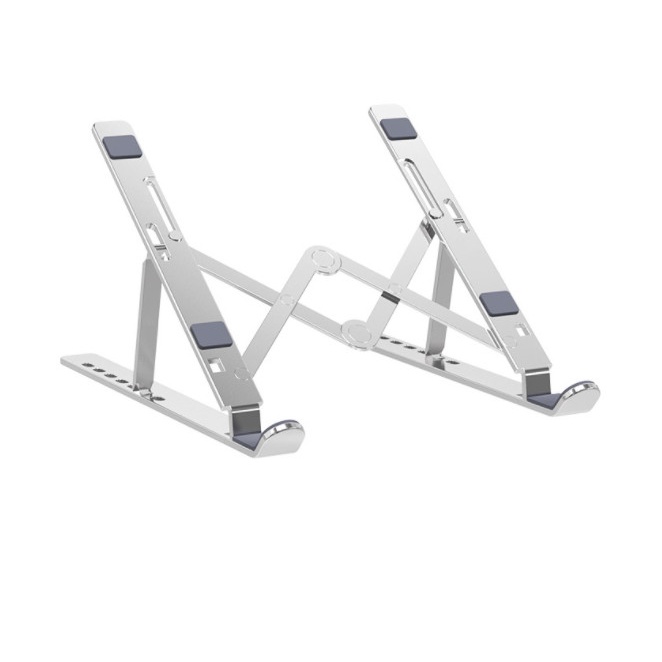 Giá đỡ laptop macbook ipad bằng nhôm gấp gọn tản nhiệt cho máy tính 11 inch - 15.6 inch cao cấp để bàn D102