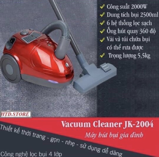 Máy hút bụi Vancuum cleaner JK-2007