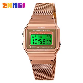 Đồng hồ hiệu SKMEI 1639 chất liệu inox kháng nước kiểu dáng thể thao cho nam và nữ