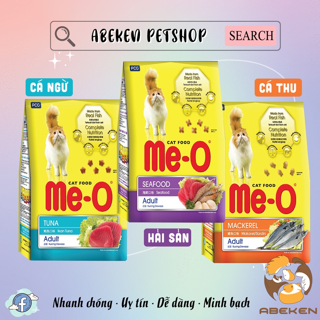 Thức ăn Me-O cho mèo 350 GRAM