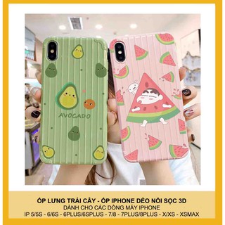 Ốp lưng Trái cây sọc - Ốp iphone 5/5s/6/6s/7/8/7plus/8plus/Xs/Xsmax/11/11promax K5-2
