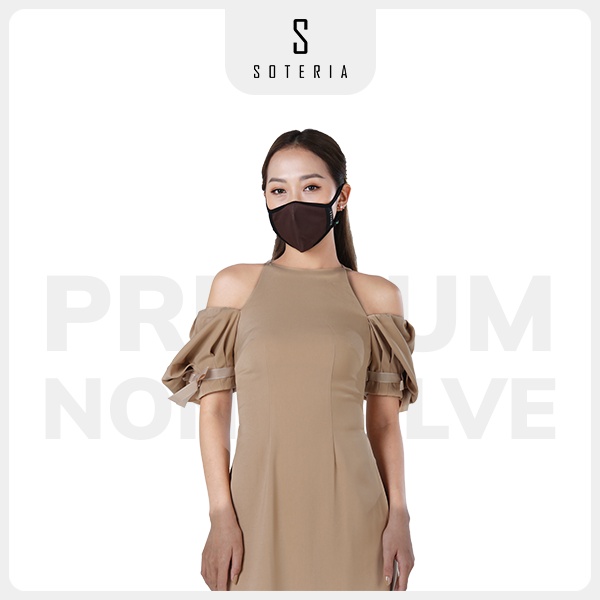 Khẩu trang tiêu chuẩn Quốc Tế SOTERIA Clay ST262 - Bộ lọc N95 BFE PFE 99 lọc đến 99% bụi mịn 0.1 micro- Size S,M,L