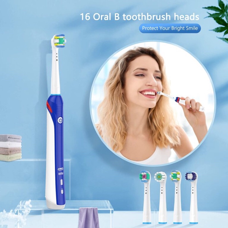 Bàn chải điện Oral-B bàn chải đánh răng sử dụng pin AA chính hãng