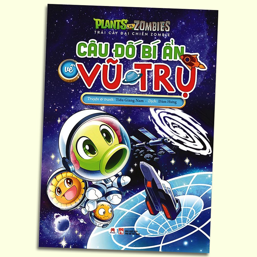 Sách - Trái Cây Đại Chiến Zombie - Câu Đố Bí Ẩn Về Vũ Trụ