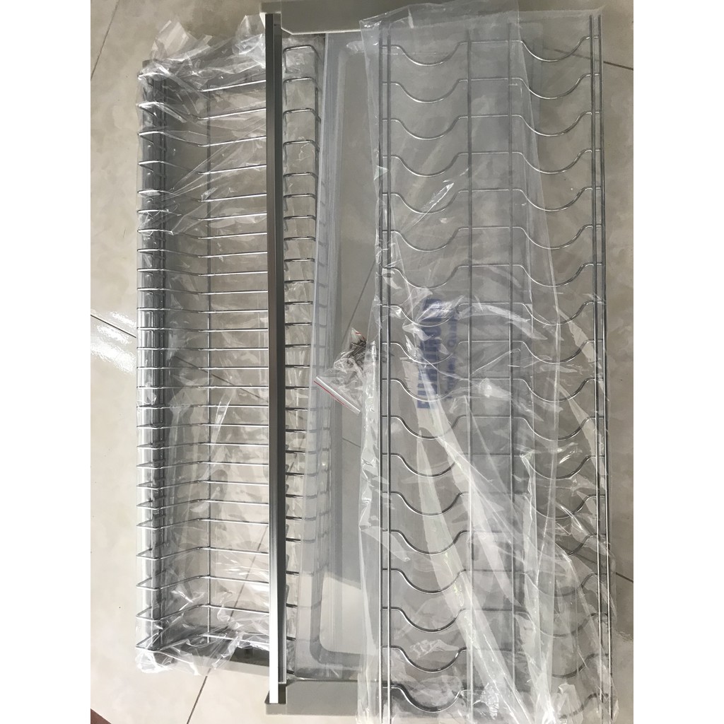 Giá bát cố định 2 tầng bằng inox 304 mã EPS bóng mờ, nhập khẩu của hãng Eurogold