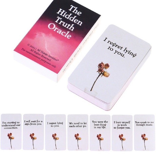 Bộ bài The Hidden Truth Oracle 54 lá sử dụng cùng Tarot hoặc Lenormand