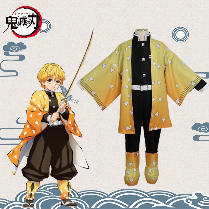 Đồng Hồ Đeo Tay Gbhmm GBHM ►☎Áo Khoác Hóa Trang Nhân Vật Anime Demon Slayer Nezuko Zenitsu Giyuu Shinobu Jaet Haori Cho Bé