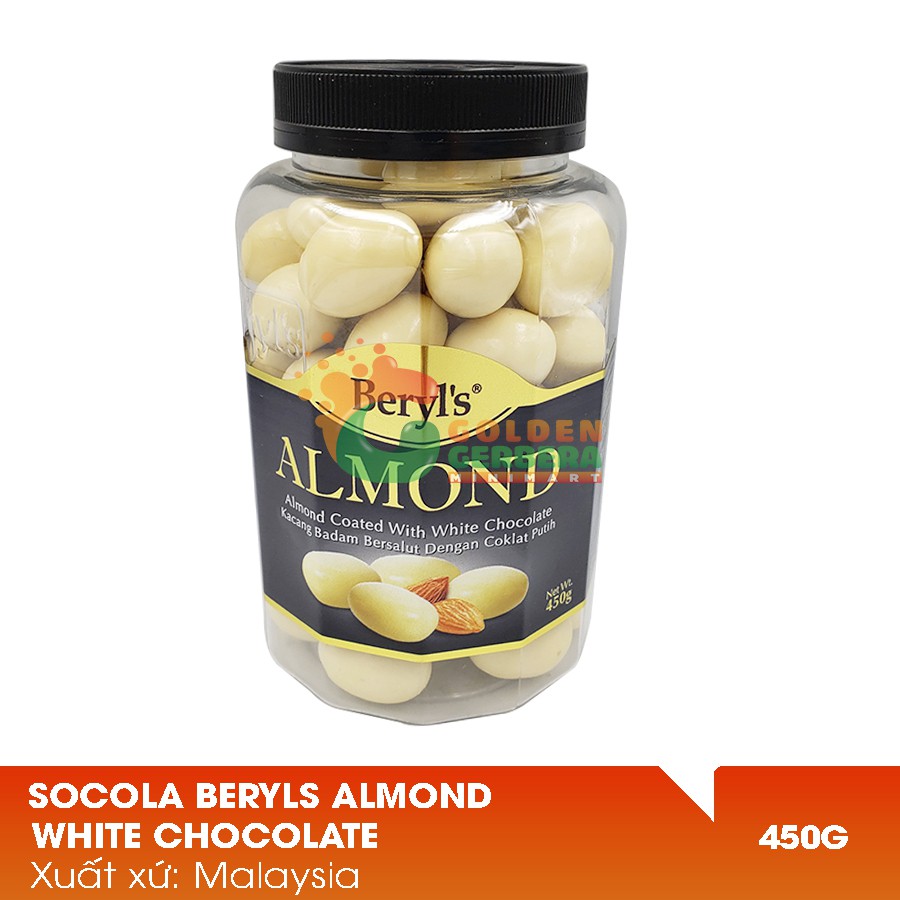 Socola Beryls Almond White Chocolate