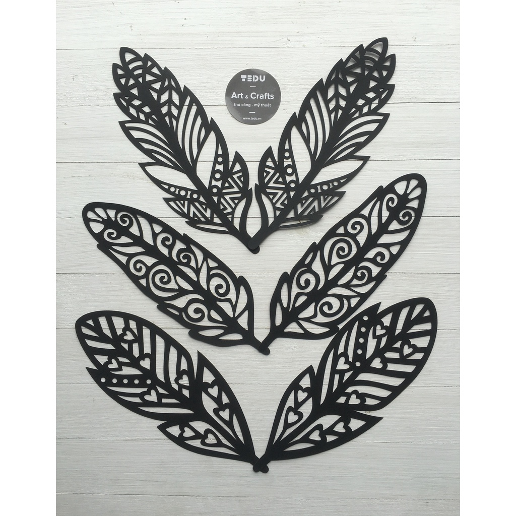 Bộ Thủ Công 6 Lông vũ Đón Nắng TEDU