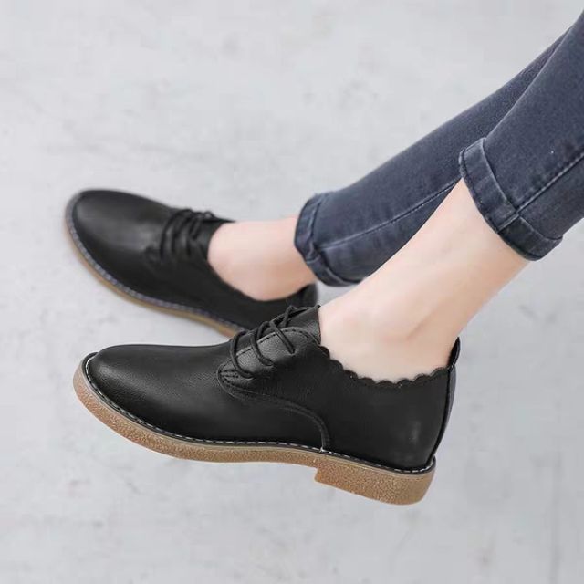 D113- giày oxford nữ, giày tây phong cách Hàn Quốc | BigBuy360 - bigbuy360.vn