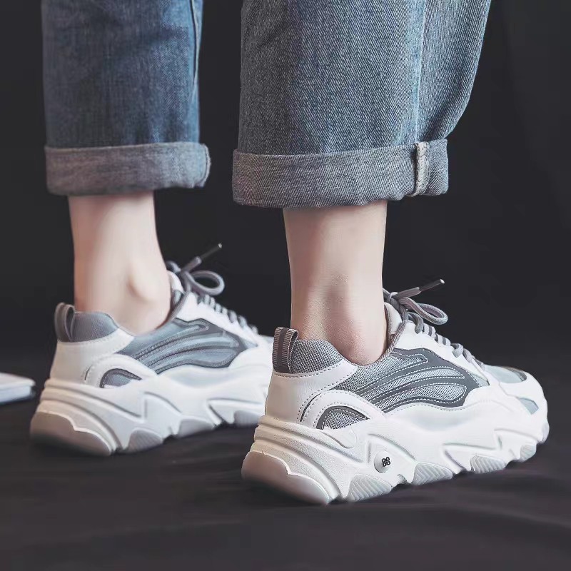 GIÀY Thể Thao Nữ phản quang kiểu dáng Sneaker mẫu mới Bụng Bự Store 2020