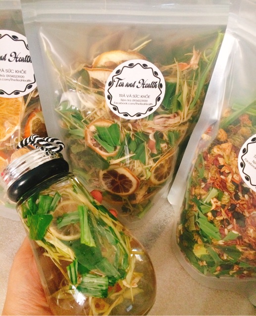 100G Trà Sả Chanh Dứa HSD : 12/3/2020