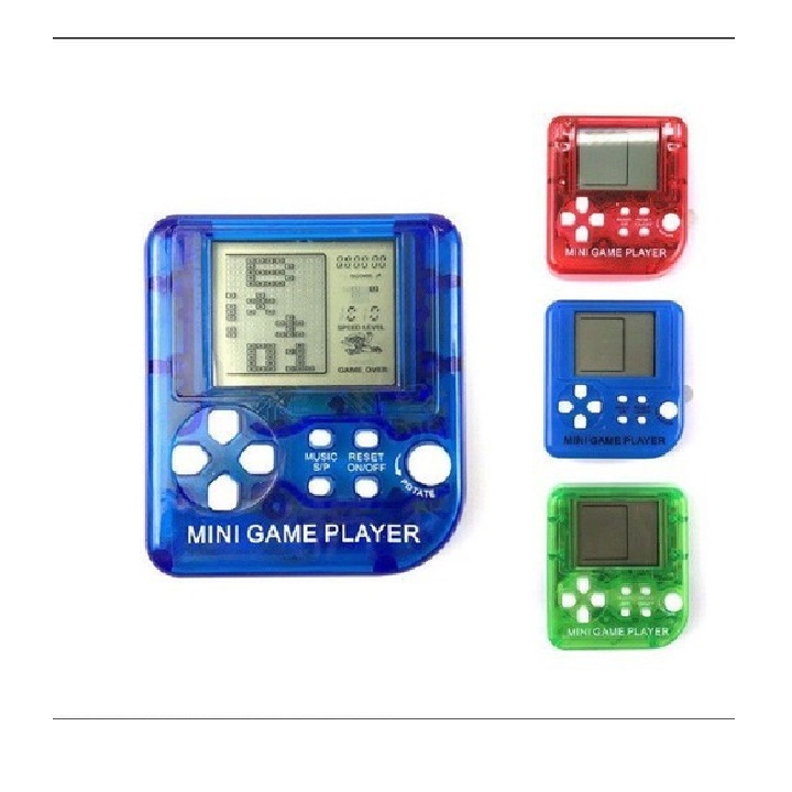 Máy chơi game xếp gạch mini tích hợp sẵn 26 trò chơi kiêm móc khoá tiện lợi - EL0214