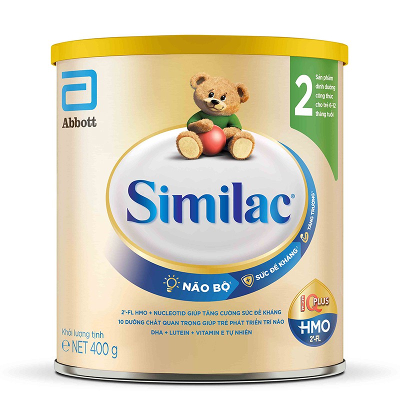 Sữa bột Similac IQ HMO số 2 - 400g