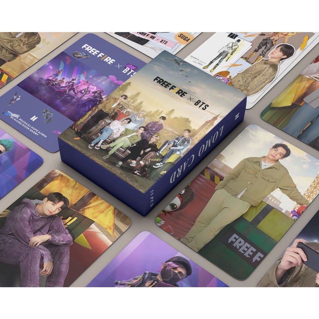 Set 54 Tấm Thẻ Hình Các Thành Viên Nhóm BTS 2022